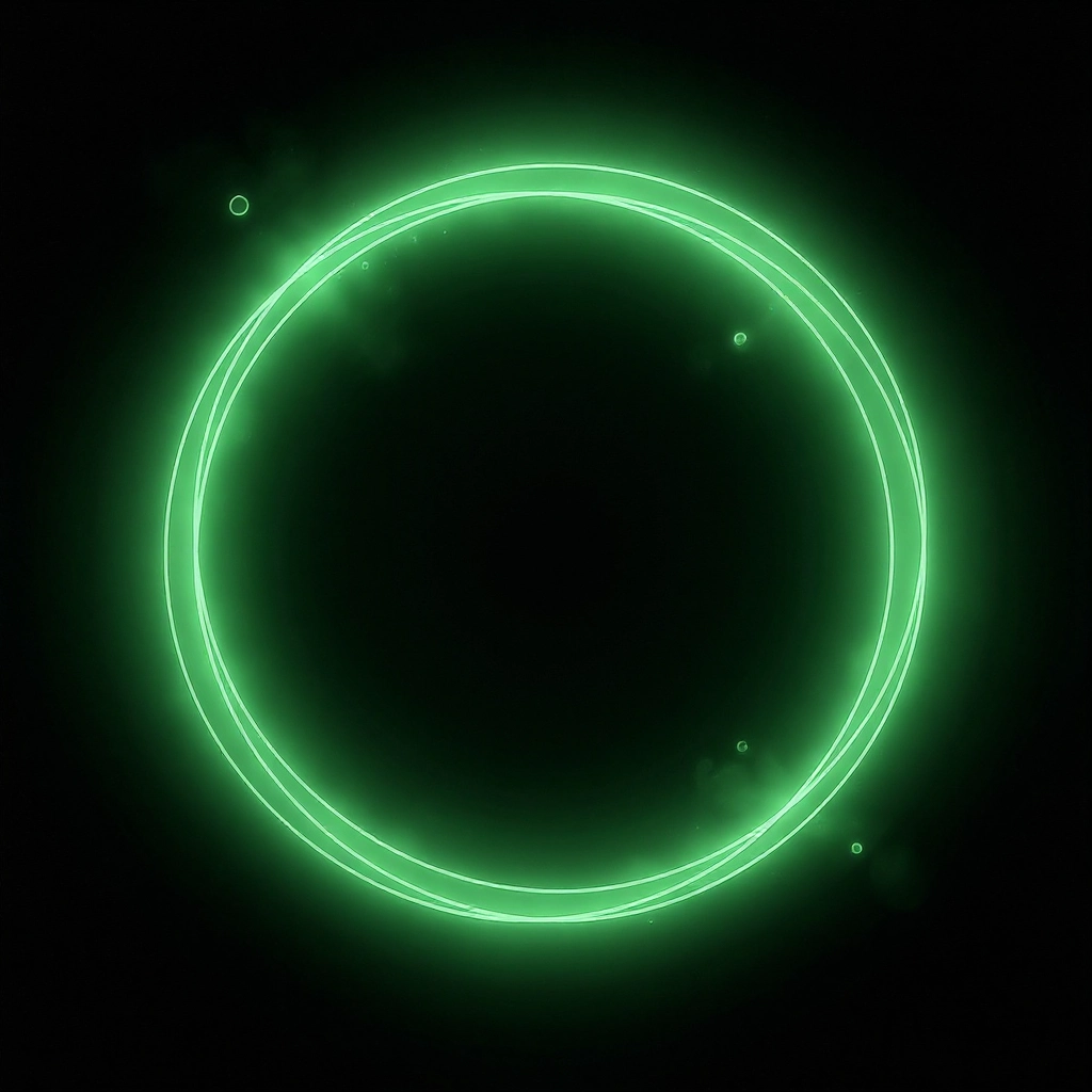 Neon Green Circle